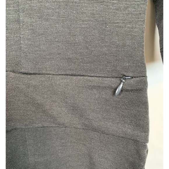 Toad & Co Nixi Dress Jersey Drop Waist 3/4 Sleeve Zip Pocket Gray Womens Size XL - Picture 4 of 9